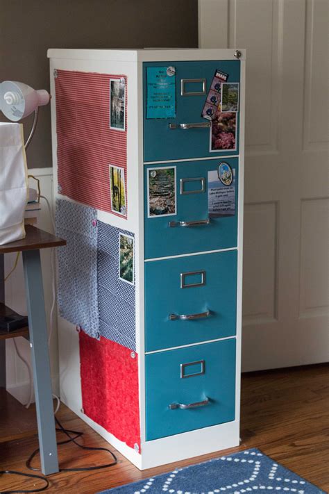 how to decorate file cabinet